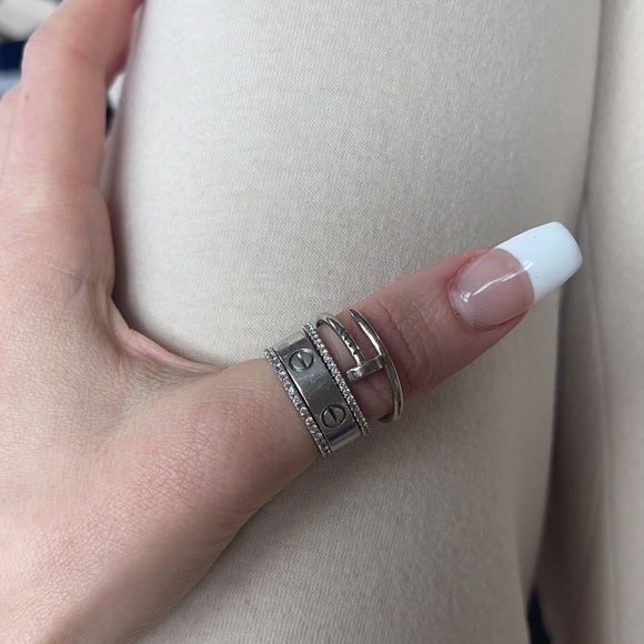 Cartier Jewelry - JUSTE UN CLOU RING WHITE GOLD SMALL MODEL